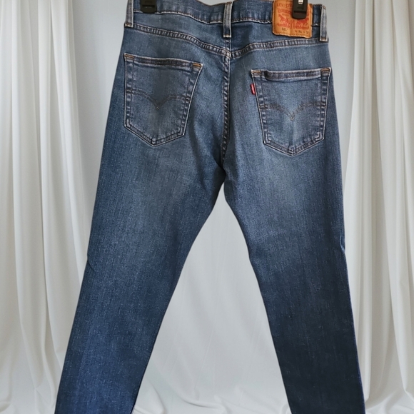 Levi's 511 Jeans Men's 31x30 Blue Denim Straight Leg Red Tab - Picture 3 of 8